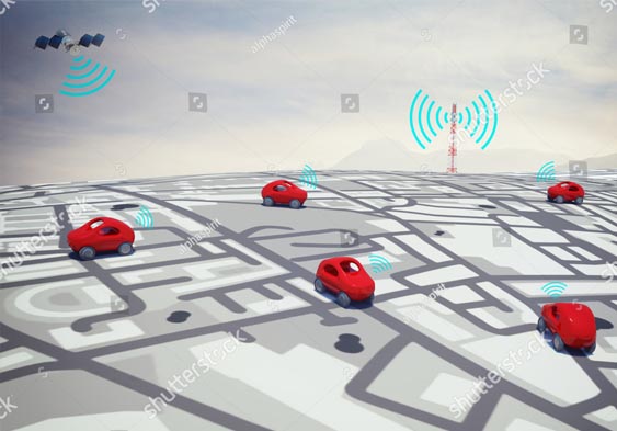 ILLUSTRATION SYSTEME GEOLOCALISATION